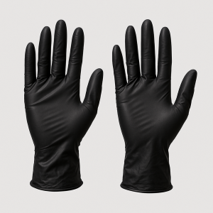 دستکش لاتکس مشکی 1 دستکش لاتکس مشکی
