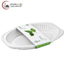 دیس بزرگ یکبار مصرف گیاهی