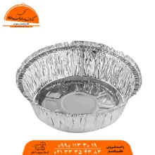 ظرف آلومینیومی تک پرس کد 555