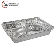 ظرف آلومینیومی سه خانه کد 729