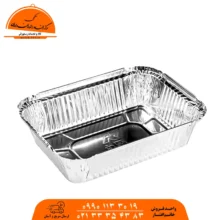 ظرف آلومینیومی دو پرسی کد 107 پارس 500 عددی ( 55m )