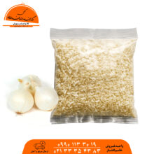 پوره پیاز آب گرفته شده وکیوم 1 کیلو