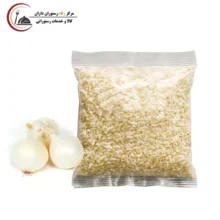 پوره پیاز آب گرفته شده وکیوم 1 کیلو