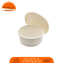 کاسه خورشتی سنگین 300گرمی محراب پلاستیک 500 عددی
